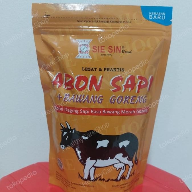 

Grosir Abon Sapi + Bawang Sie Sin 250 Gr