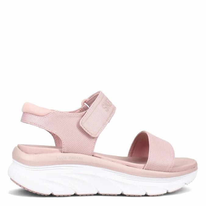 Skechers Sendal Wanita Relaxed Fit D'Lux Walker - New Block Pink