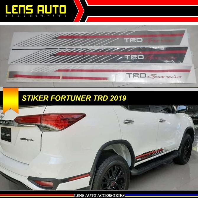Promo Stiker Fortuner Trd 2019