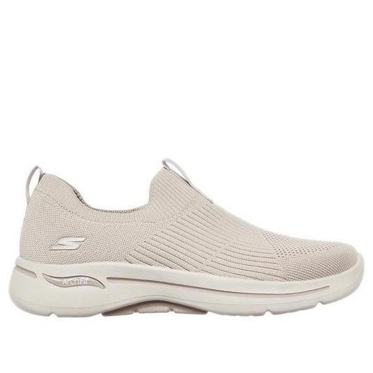 SKECHERS GO WALK ARCH FIT WOMEN'S WALKING SHOES - TAUPE