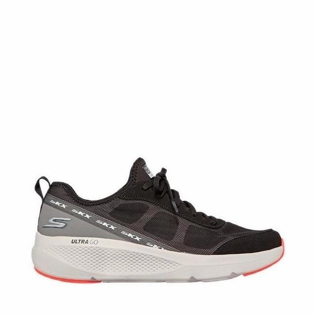 Skechers GOrun Elevate - Accelerate Men's Running Shoes - Black Grey