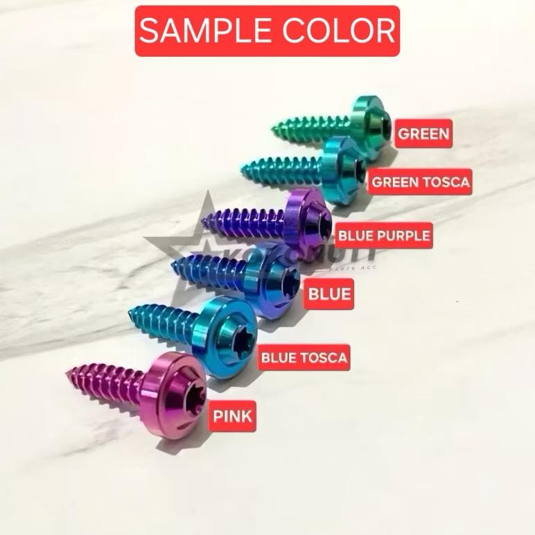 CR - Baut Titanium Dudukan Handle Stang Scoopy Fino Pcx Nmax Universal Madein Vietnam 4 Pcs TERLARIS