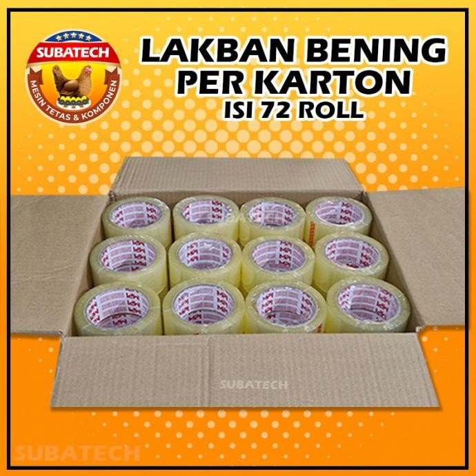 

Lakban Bening Coklat Per Karton 100 Yard X 45 Mm Mpi Baru