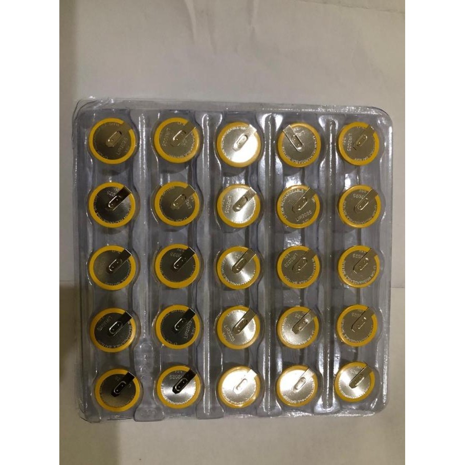 Baterai 3.6V Untuk Kunci Bmw E46 E39 E36 E38 E34 Baterai Lir2025 - Asli