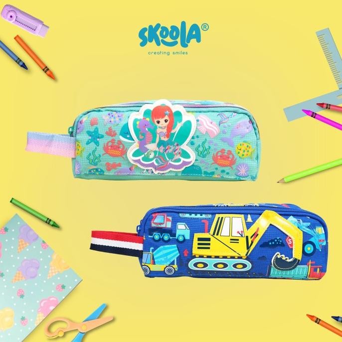 

Terbaru Skoola Tempat Pensil Pencil Case Anak Perempuan Lucu Mermaid Excavator - Missy