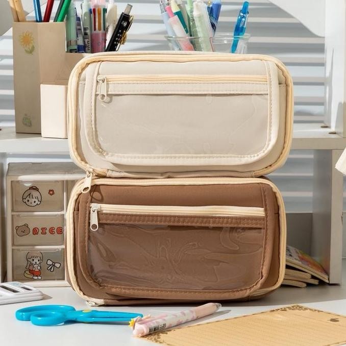 

Terbaru Tempat Pensil Aesthetic Korea Cute Pensil Case Anak ATK Sekolah Kuliah Kantor Kerja Stationery