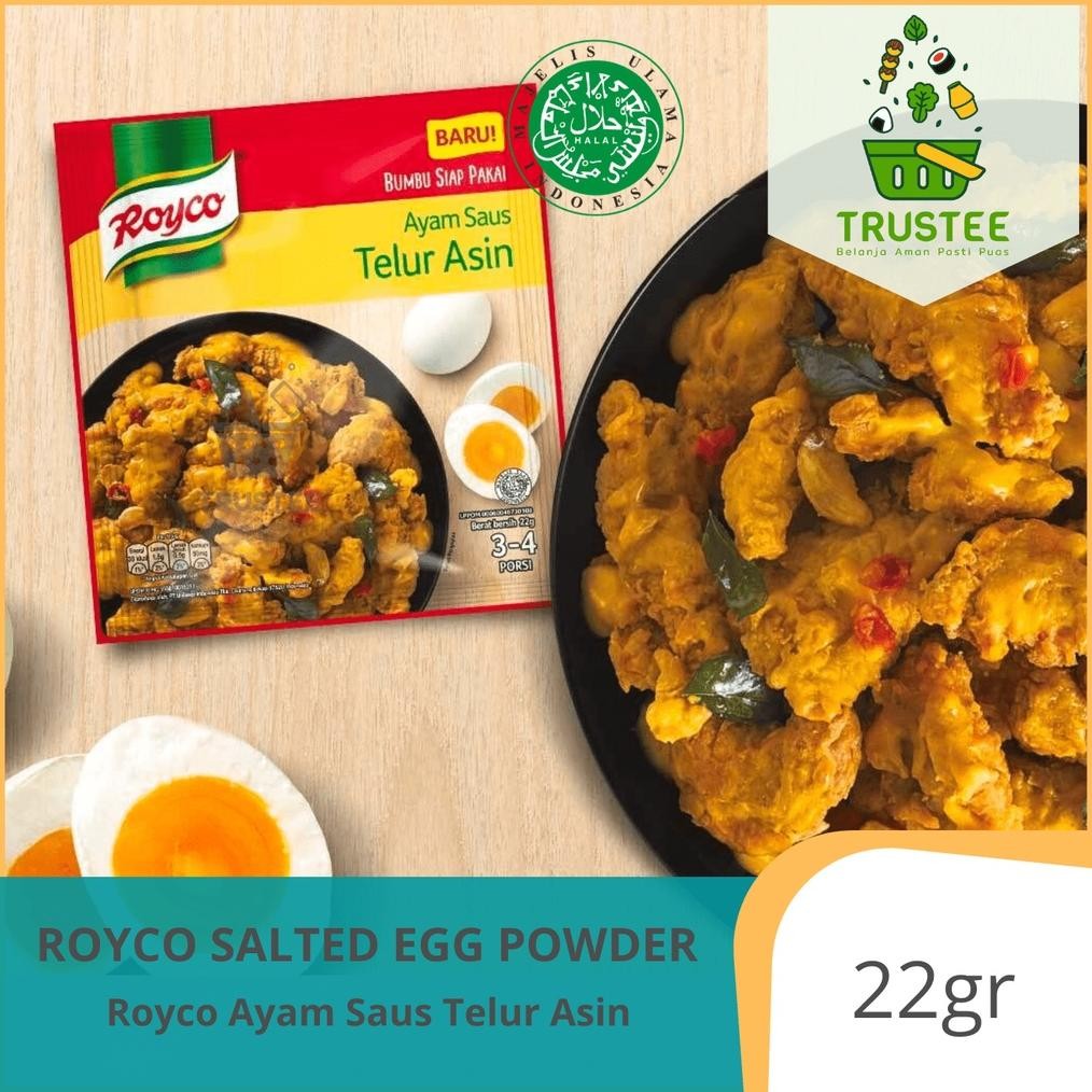 

Fb-4 Royco Bubuk Ayam Saus Telur Asin Salted Egg Chicken Powder 22 Gram Halal