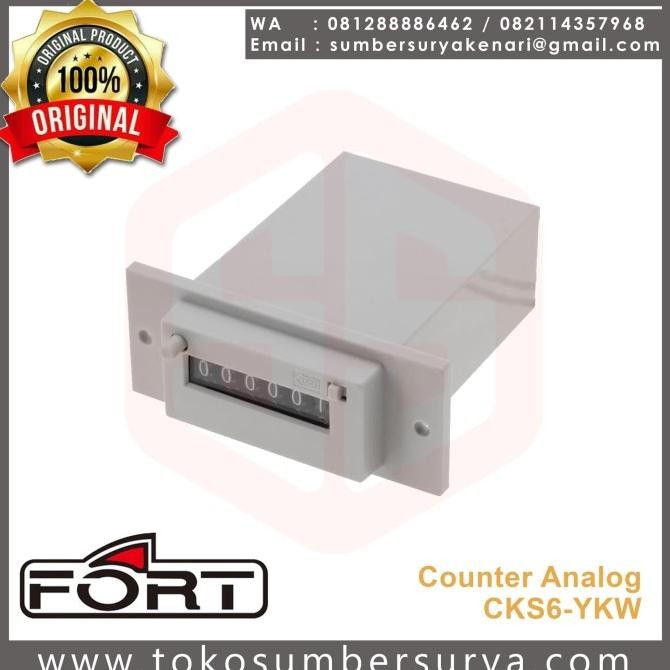 Spesial Counter Analog Cks6-Ykw / Cks6Ykw 220Ac 50Hz 6 Digit Fort