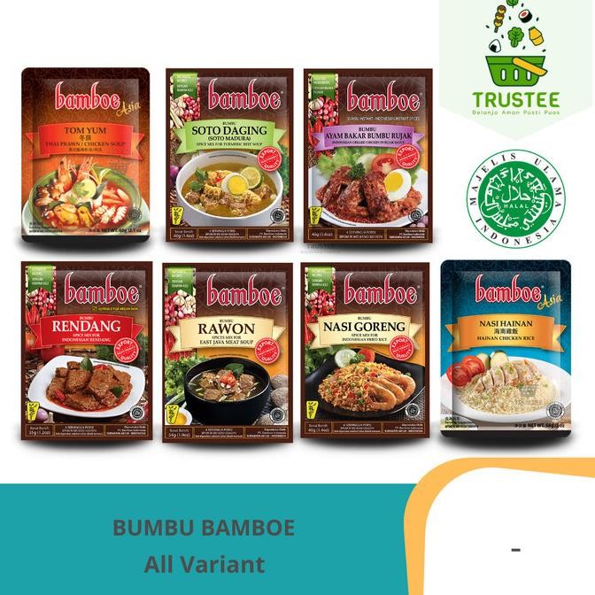 

Dgf-4 Bamboe Bumbu Masak Racik Instan - Masakan Rasa Indonesia & Asia Bamboe Dapur