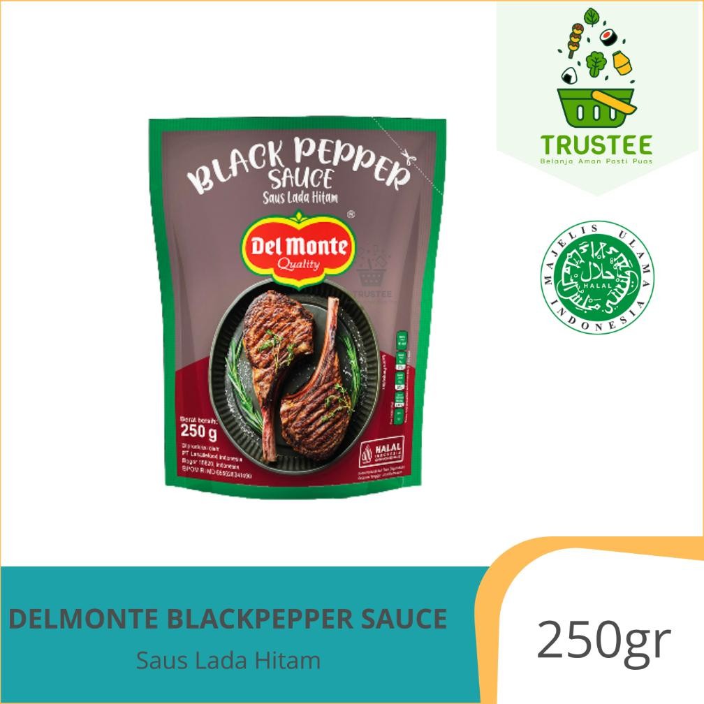 

2Er-54 Delmonte Saus Lada Hitam / Black Pepper Sauce 250Gr