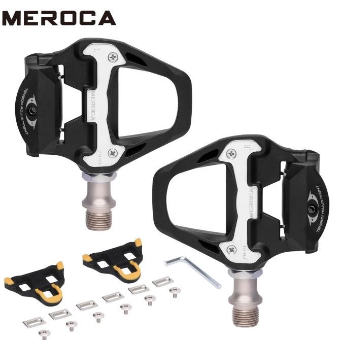 PEDAL MEROCA PEDAL CLEAT ROADBIKE SPD SYSTEM PEDAL CLEAT SEPEDA BALAP