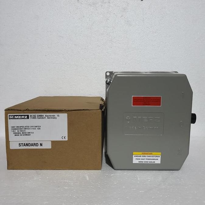 Diskon Cam Stater Merz Gz 63A 4P Merz507 / Ohm Saklar /Cos 63 A 4P Germany