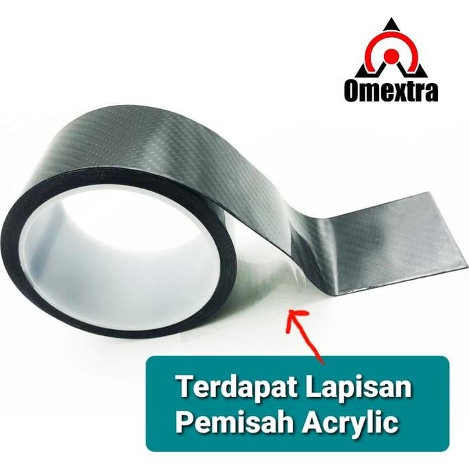 5D CARBON STICKER ANTI COROSI OMEXTRA NANO STIKER CARBON 5D 10 CM&15CM