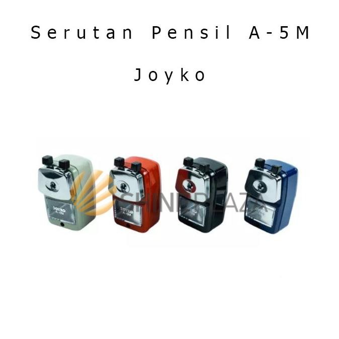 

Terbaru Serutan Rautan Pensil Meja - Sharpener Putar Joyko A-5M