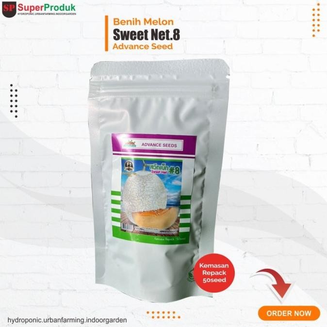 Benih Melon Sweet Net.8 kemasan repack