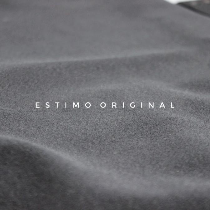 TERBARU - kain Bludru Semi Suede Bludru Abu2 tua soft Motif Original Katana 2000 Bagian pinggir coco