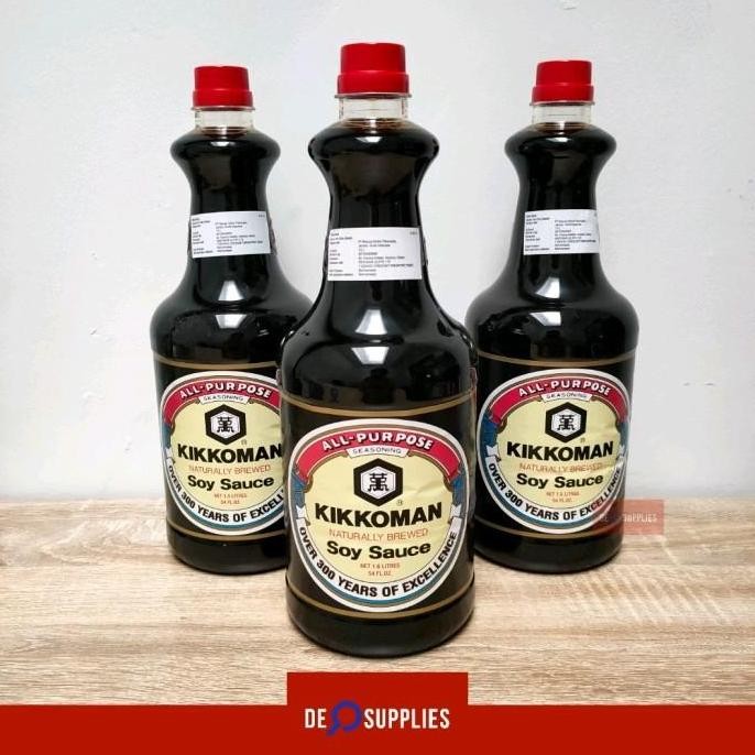 

Kikkoman Shoyu Premium Soy Sauce 1.6L - Kecap Asin Jepang Resto KS