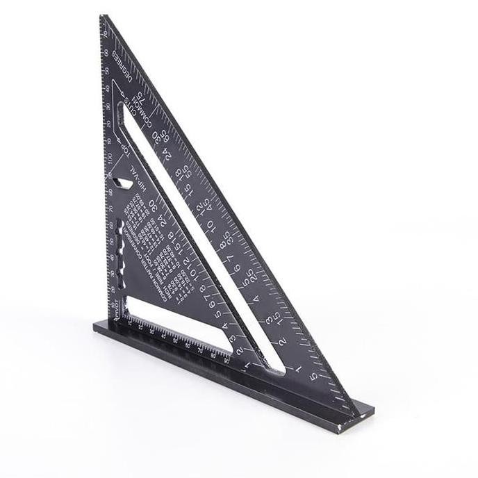 

Penggaris Siku Segitiga Sudut Speed Square METRIC Tukang Kombinas AK06