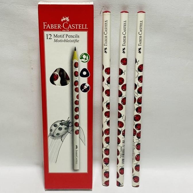 

Terbaru PENSIL FABER CASTELL 2B MOTIF ANIMAL / TRIANGULER / 1 BOX ISI 12 PCS