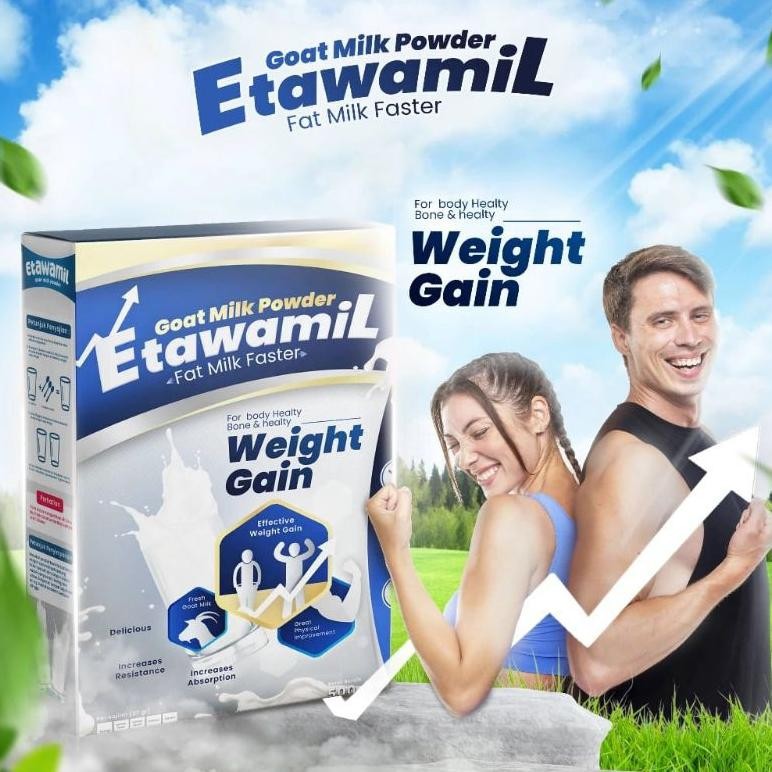 

ETAWAMIL WEIGHT GAIN RASA VANILLA SUSU GEMUK PENAMBAH NAFSU MAKAN & BERAT BADAN BPOM HALAL