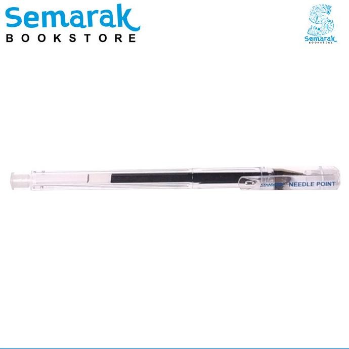 

Tersedia Standard Needle Point Pulpen Jel Lancip H2O Gel 0.28 - Biru [1 Pack]