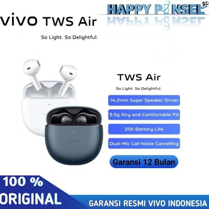 VIVO TWS AIR 2 EARPHONE BLUETOOTH TWS AIR GARANSI RESMI VIVO