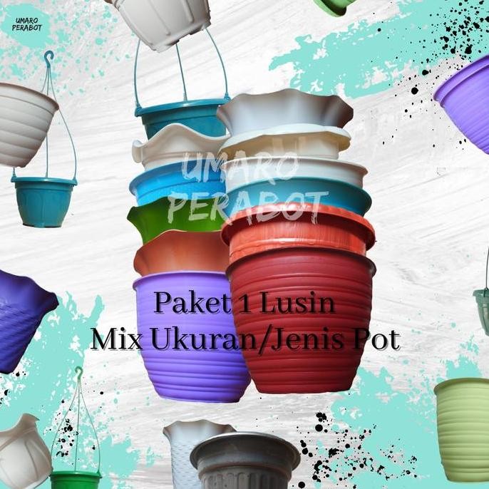 Paket Mix Pot 1 Lusin Umaro Perabot