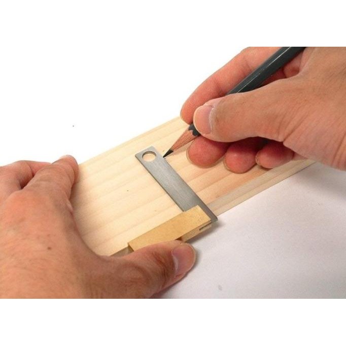 

siap kirim shinwa mini try square brass base 6cm penggaris siku mini - 62021