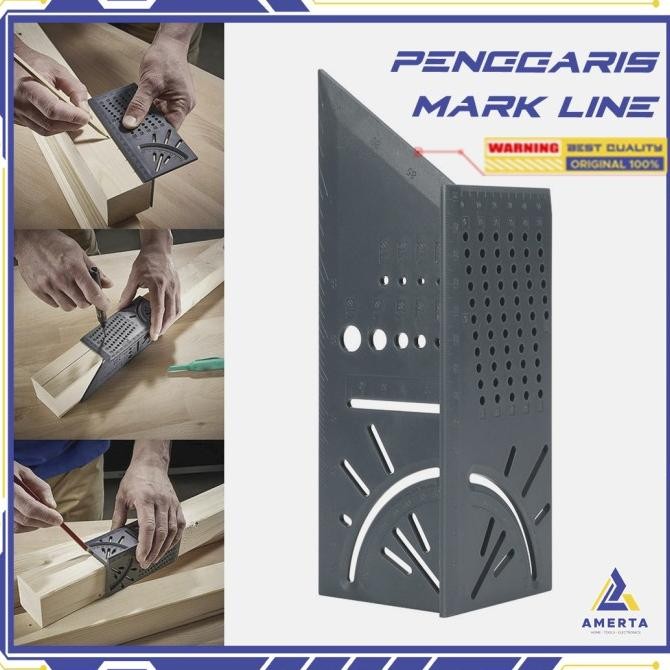 

siap kirim penggaris siku segitiga 3d|miter angle ruler