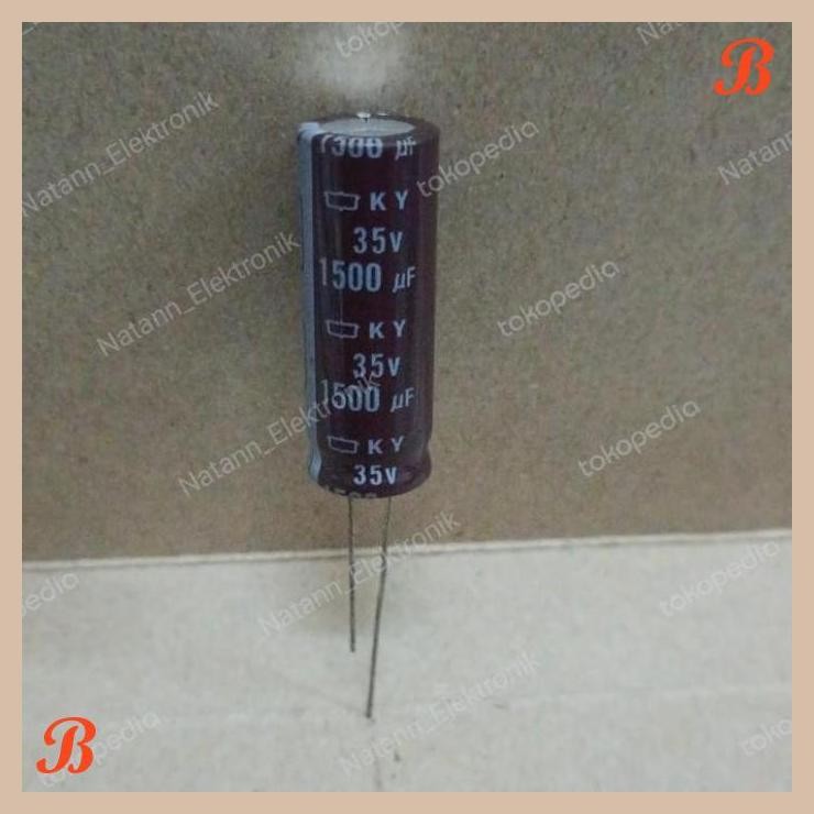 [MRD] 6367 KAPASITOR ELCO 1500UF 1.500UF 1500 1.500 UF 35V NIPPON