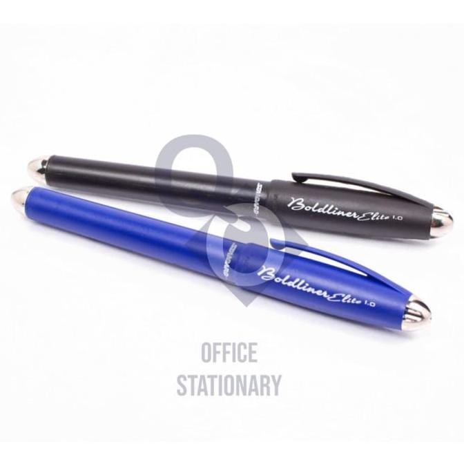 

Tersedia Pulpen Standard Boldliner Elite Signature Pen 1.0Mm - Hitam 1 Lusin - Biru Stationery