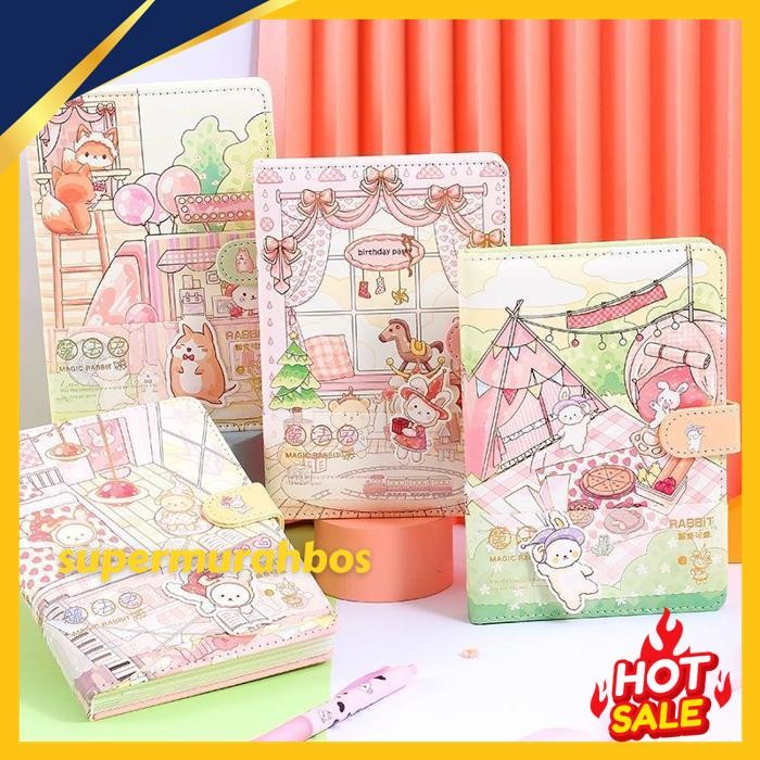 

BUKU NOTEBOOK LUCU DIARY AGENDA IMPORT MAGIC RABBIT JGPB 6240 DISKON GEDE !!