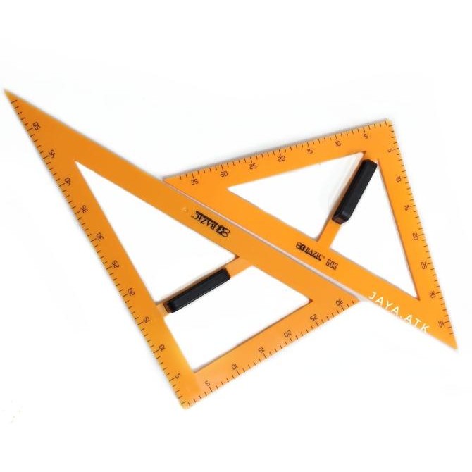 

siap kirim penggaris mistar segitiga siku papan tulis whiteboard plastik kuning