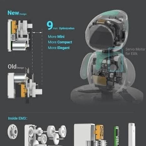 Murah Eilik A.I Desktop Fun Unique Passionate Pet Robot Non COD
