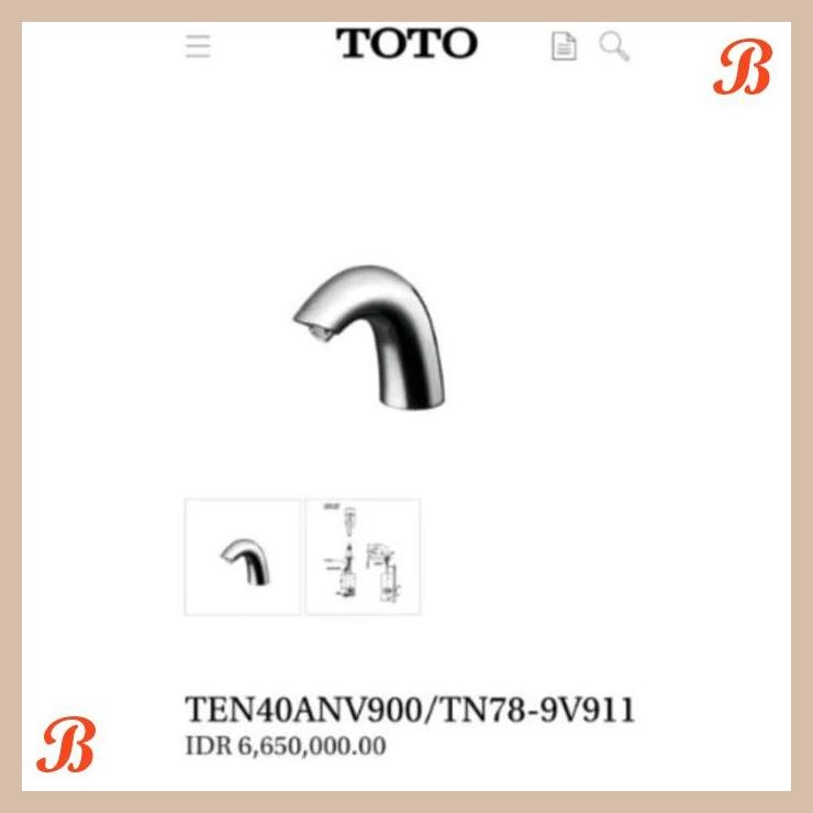 [UBK] TOTO TEN40ANV900/TN78-9V911 LISTRIK (BEKAS)