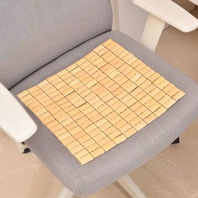 TERMURAH - Alas Duduk Bahan Bambu Anti Panas Alas Duduk Kursi / Jok Mobil Bambu