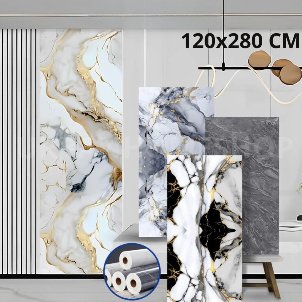 Wallpaper Dinding Vinyl Marble / Wallpaper Dinding / Sticker Dinding / Wallpaper Motif Marmer JUMBO