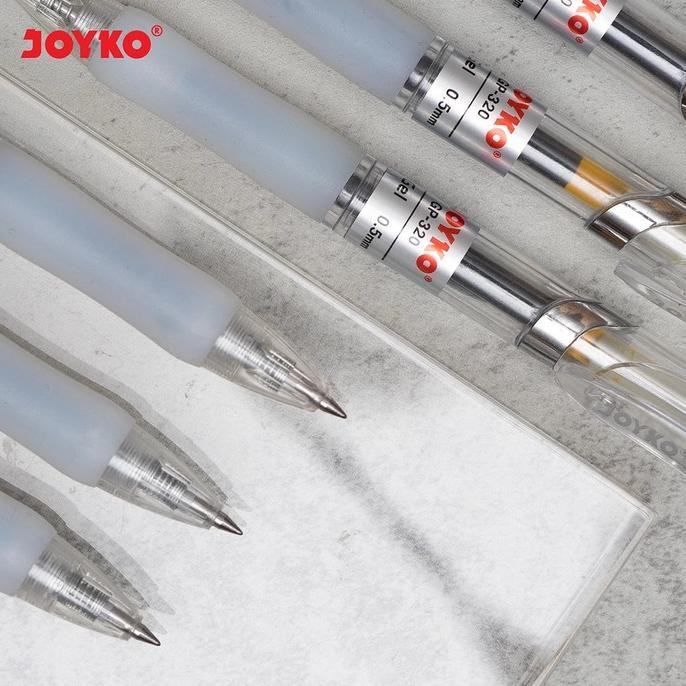 

Tersedia Pulpen Joyko Gp-320 R Gel 0.5 Mm - 1 Lusin Isi 12 Pcs