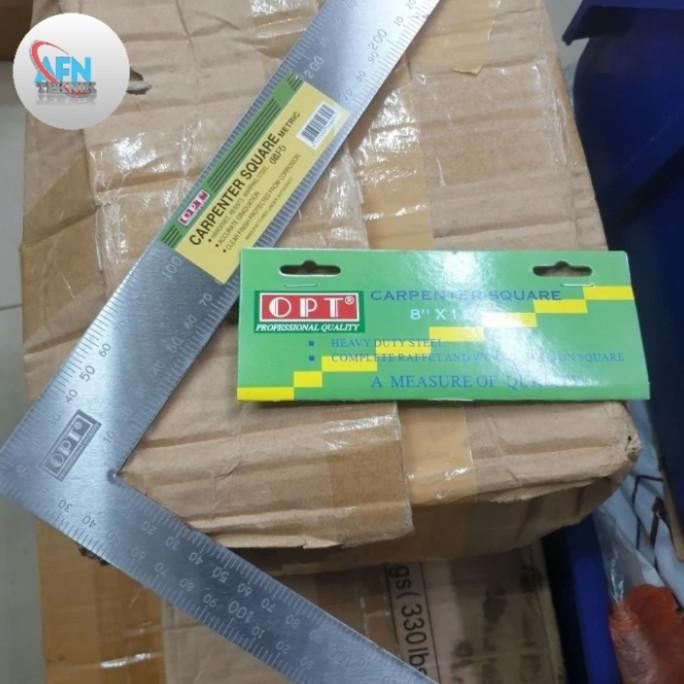 

siap kirim penggaris siku tukang / steel carpenter square ukuran 20x30 cm