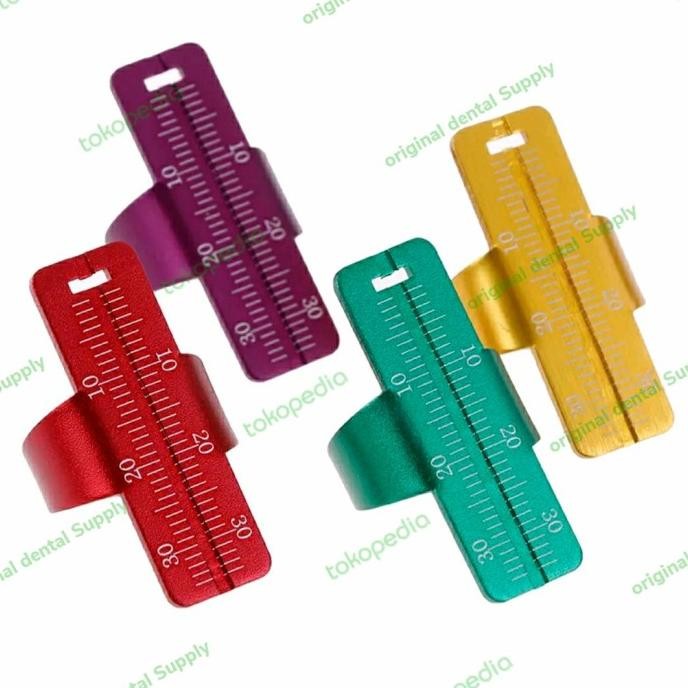 

siap kirim penggaris endodontic model cincin alat ukur k file endo block ruler