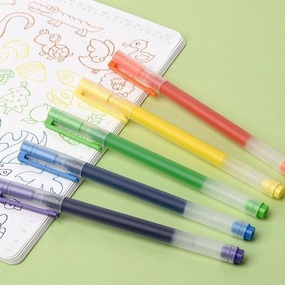 

Tersedia Gel Pen Color Mjia Pena Pulpen 5 Warna