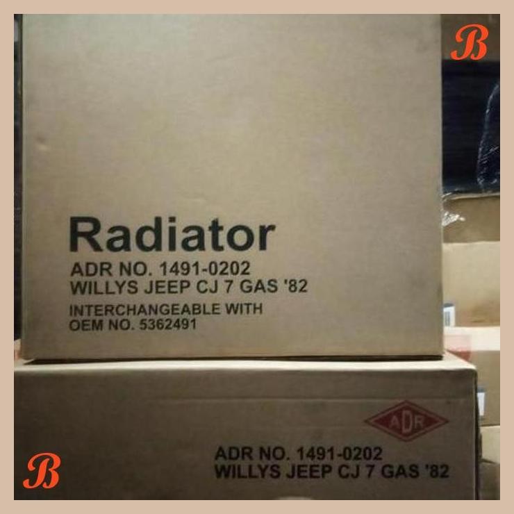 [PSJ] RADIATOR JEEP CJ 7 BENSIN