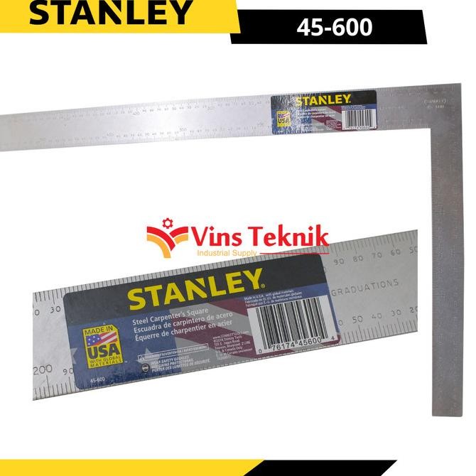 

siap kirim penggaris siku steel carpenters squares imperial stanley 45-600