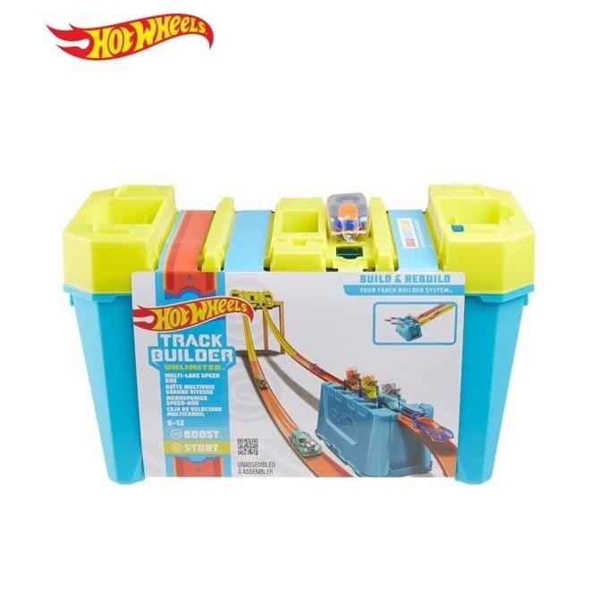 Hot Wheels Track Builder Unlimited Multi-Lane Speed Box