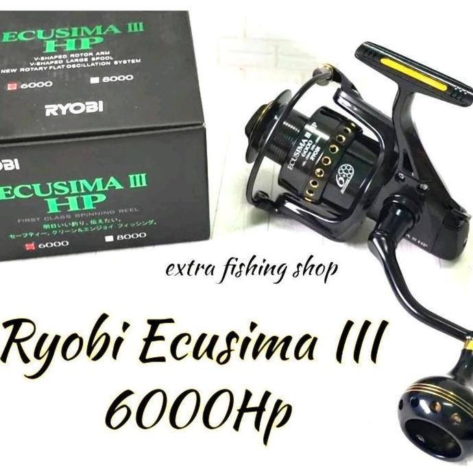 Reel Ryobi Ecusima Iii Hp 6000 8000 Power Handle Untuk Mancing Di Laut Co