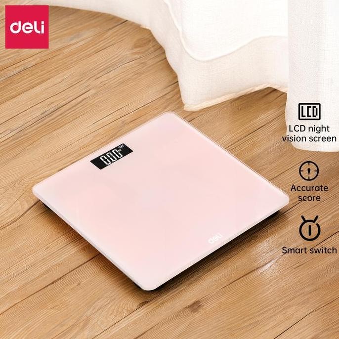 

Deli Body Scale / Timbangan Badan Hingga 150+ KG Tingkat Akurasi Tinggi E86120