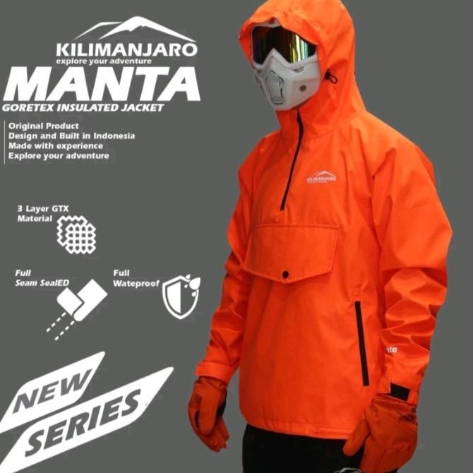 TERBARU - Jaket Goretex Kilimanjaro Manta 3 Layer Waterproof - Jaket Goretex Kilimanjaro