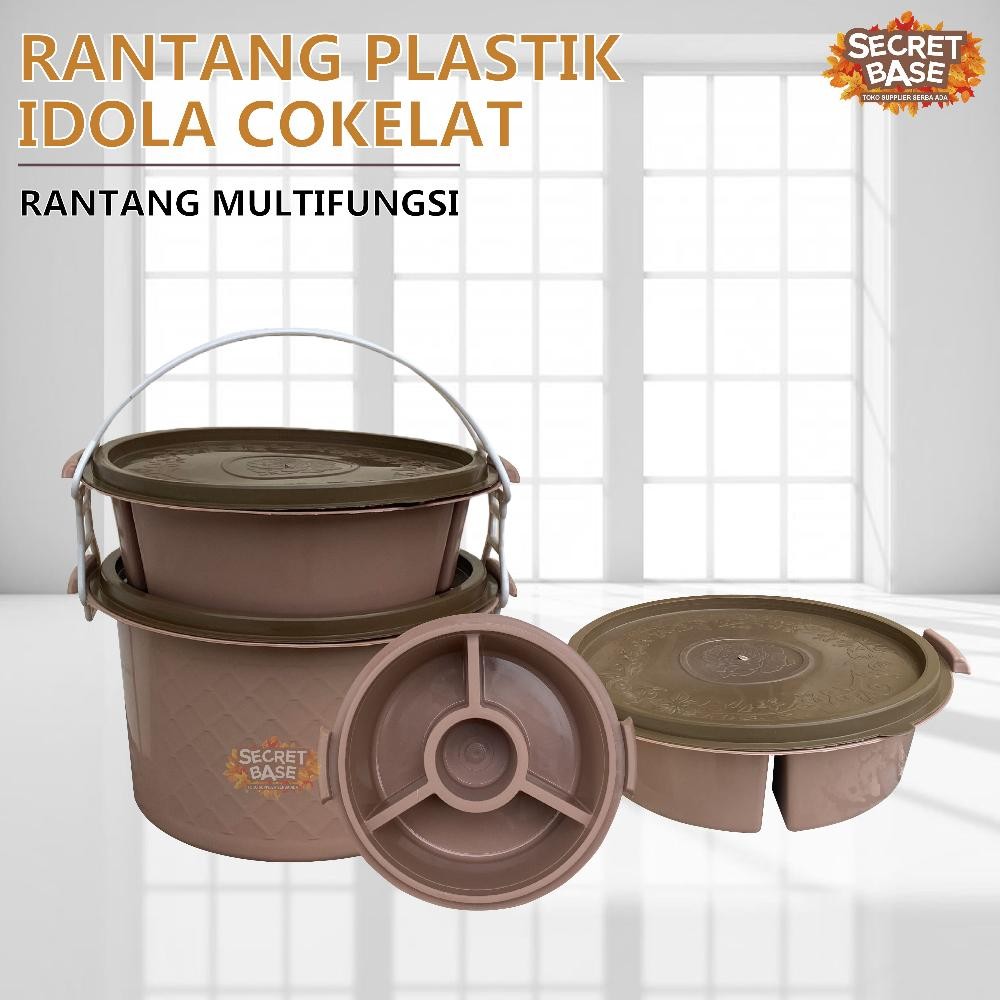Rantang Hajatan Bulat - Rantang Susun Plastik / Tempat Makan / Bekal / Timba Hajatan Cod