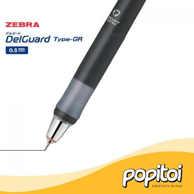 

Zebra DelGuard P-MA93 Type-GR Mechanical Pencil 0.5 mm Pensil Mekanik Empuk Anti Patah