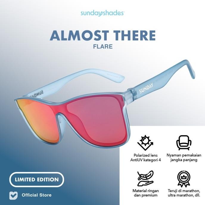 Kacamata Lari Olahraga Sunday Shades Co (Almost There Flare)